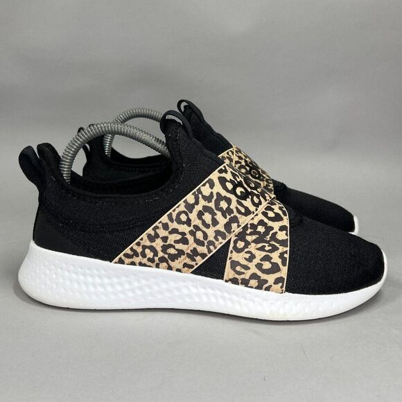 Adidas Women's Size 6.5 Pure Motion Adapt Cheeta Print Running Training Shoes - Picture 1 of 10